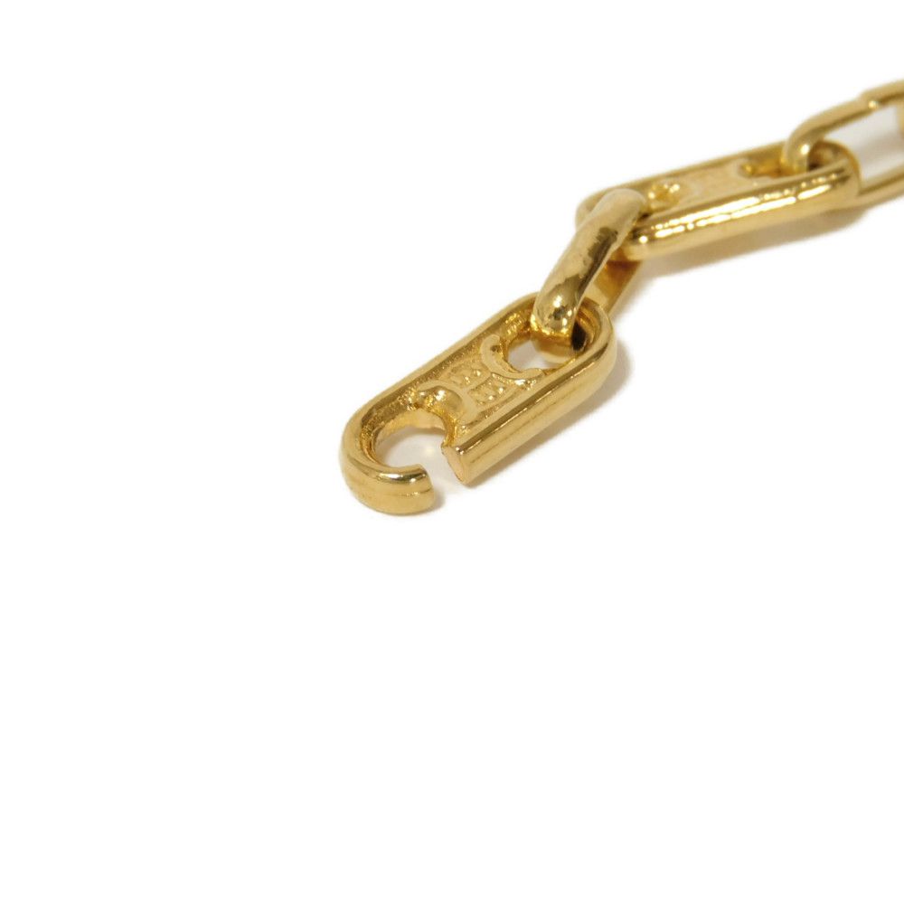 Used 10431 Macadam 7984 Old Triomphe Arc de Triomphe Gold Plated Chain Long 25.2" Vintage Brason Plated Gold Unisex