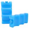 2pcs Breastmilk Ice Pack Contoured Shape Blue Reusable Ice Box for Breastmilk Working Mom