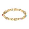 European & American Fashion Magnetic Bracelet with Colored Diamonds - Trendy, Versatile, and Cool Women's Bangle