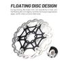MANA 6 Bolt  Bicycle Float Disc Brake 160/180/203MM Steel Brake Edge for Heat Dissipation + Aluminum Alloy Inner Frame MTB Parts