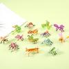 25/30Pcs DIY 3D Animal Puzzle Set Insect Dinosaur Panda Puzzle Assembly Activity Game Kids Educational Jigsaw Toy Classroom Prizes Party Favors