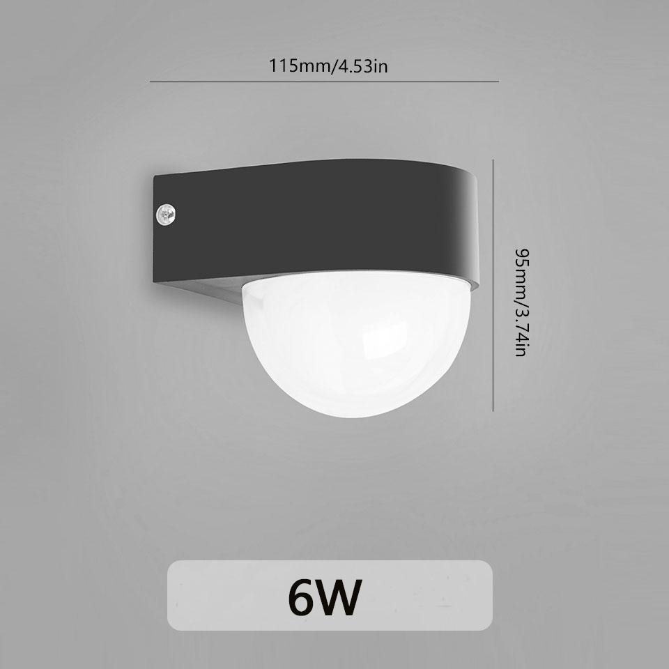 Led Outdoor Wall Light Waterproof IP66 Motion Sensor Led Outdoor Lighting Porch Lights Balcony Garden Lights Outdoor Wall Lamp