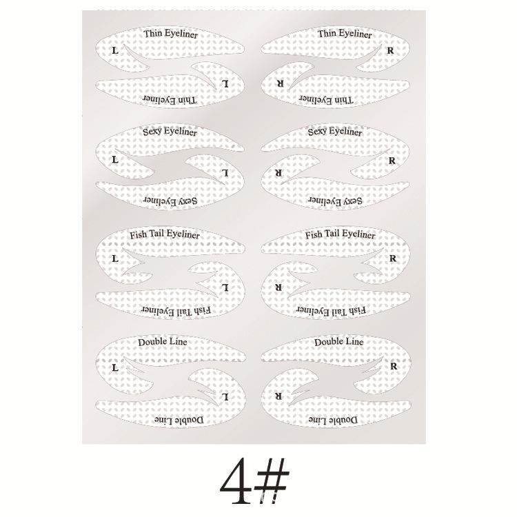 Reusable Eyeshadow and Eyeliner Stickers for Easy Eye Makeup Application