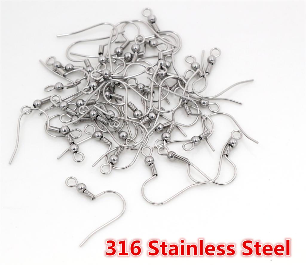  20x17mm Multi Styles Stainless steel DIY Earring Findings Clasps Hooks Jewelry Making Accessories Earwire