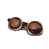 Maillard Vintage Hepburn-Style Gemstone Stud Earrings