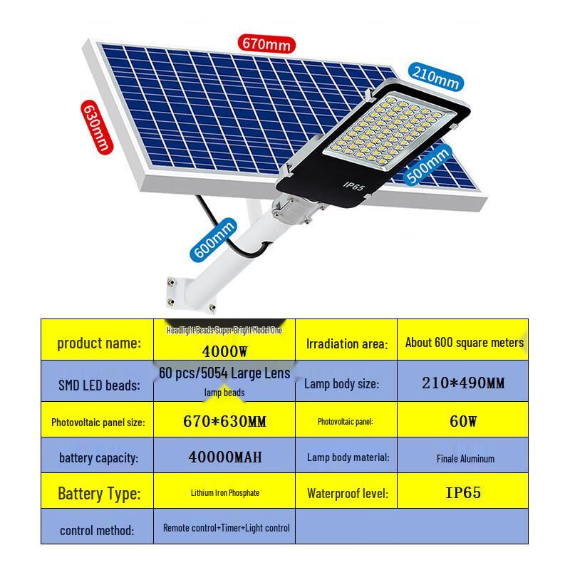 Heixie Solar Outdoor High-Pole Street Light