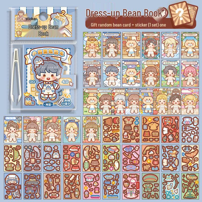 Little Mochi 6.0 Outfit: Complete Children's DIY Miniature Scene Decoration Sticker Set