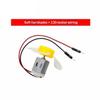 Mini Dc Motor Set With Yellow 3 Blade Fan High Speed Low Noise Perfect For Diy Science Projects