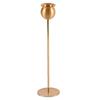 High-End French Metal Candle Holder: Elegant Single-Rod Design for Home Decor