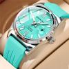 CRRJU Neue Uhr 5027 Herrenarmbanduhr, Damenuhr, Lederarmband, lässig, modisch, Business, wasserdicht