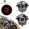 Motorcycle LED RGBW V6 Headlight Angel Eye for GasGas EC SM Rieju MRT Pro SM 50 125 300 2008-2021 Enduro DirtBike HeadLamp Parts