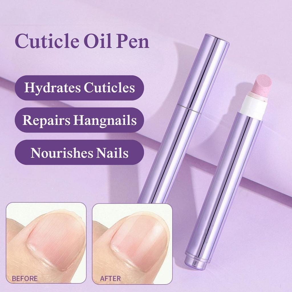 Nail Brush Repairs Nail Cuticle, Moisturizes And Breakage And , Tough And Glossy Nail Oil 3.5ml