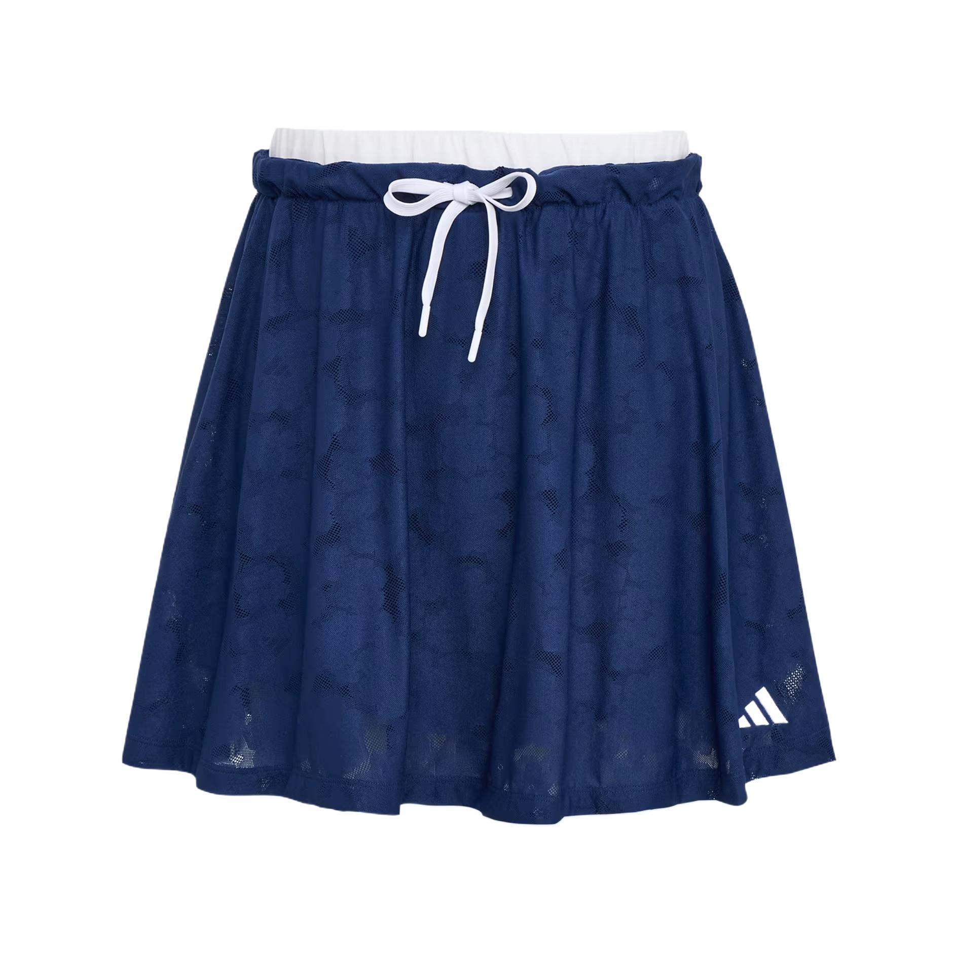 Adidas Lace-Up Mid-Rise Comfortable Jacquard Casual Skirt Women skirts KY7756 A/S
