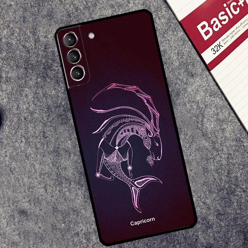 Zodiac Sign Case For Samsung Galaxy S24 S23 S22 S21 Plus Ultra Note 20 S9 S10 Note 10 S20 S21 FE Cover
