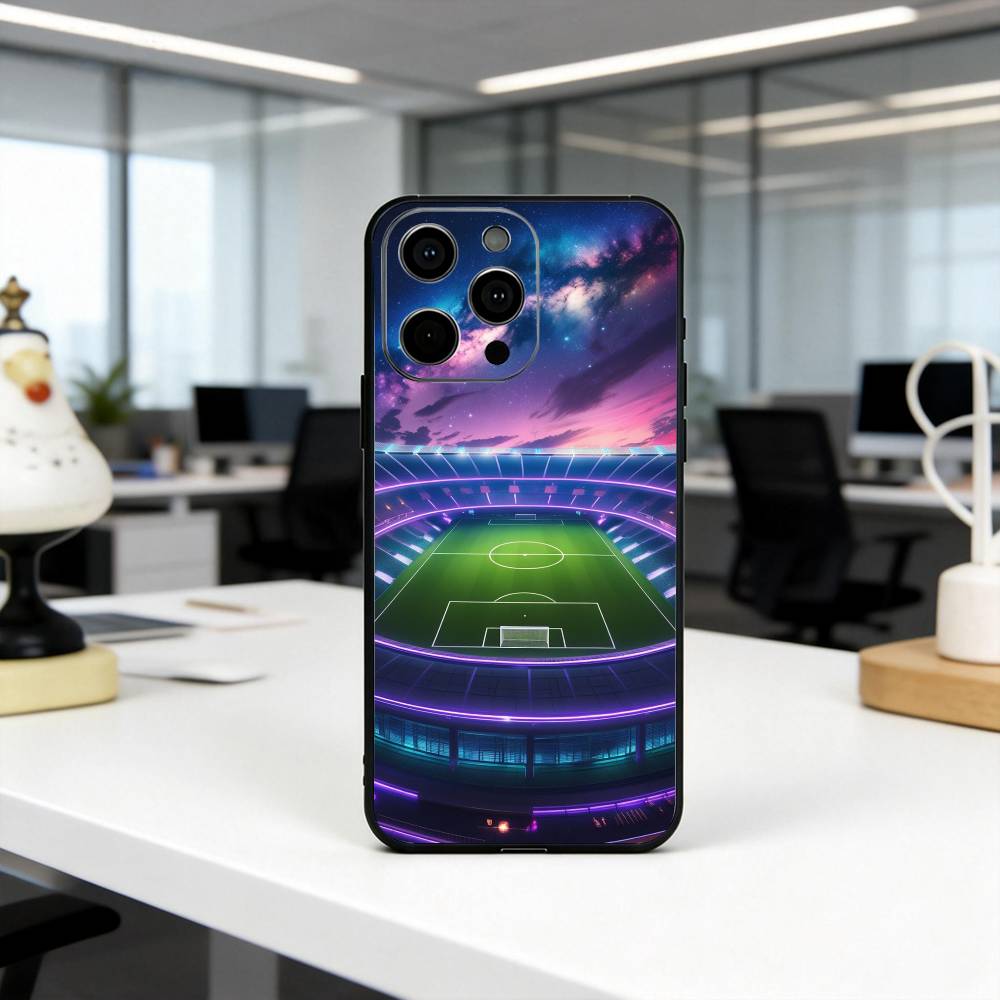 F-Football and G-Green P-Pitch Phone Case Silicone Soft For IPhone 17 16 15 14 13 12 11 X XR Plus Pro Max Plus