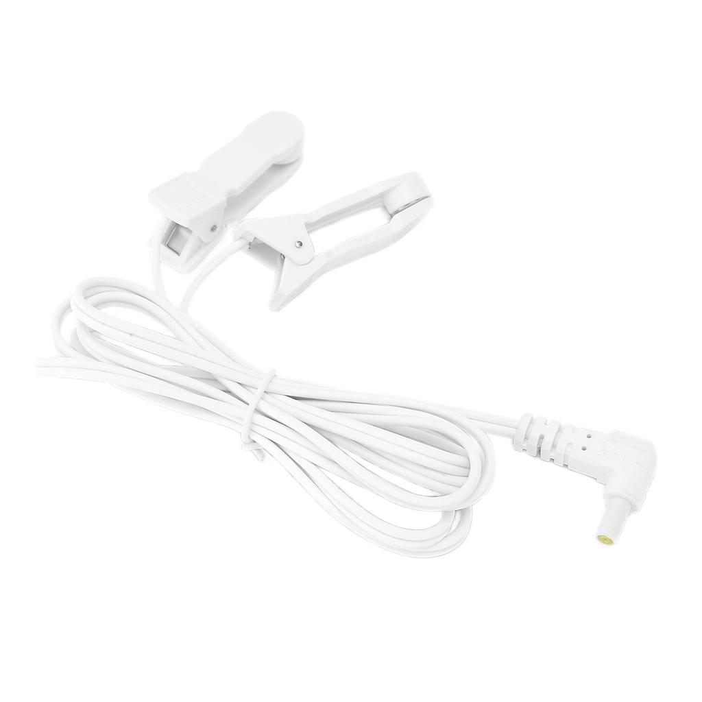 Cavo di collegamento per elettrodi TENS con clip auricolare da 2,35 mm per macchina per massaggio digitale