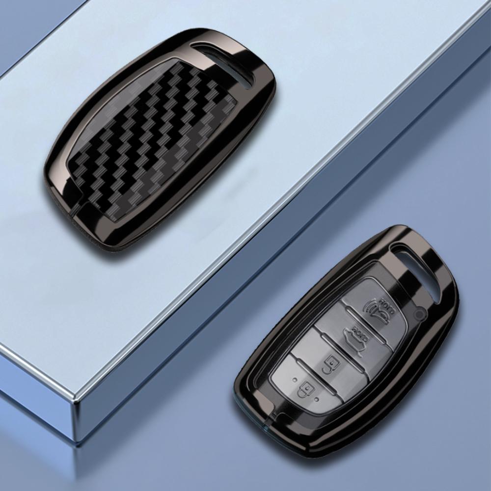 Zinc Alloy Car Key Case For Hyundai Ix35 I40 I20 I10 Tucson Elantra Creta Sonata Ioniq Accent Creata Smart Remote Fobs Cover