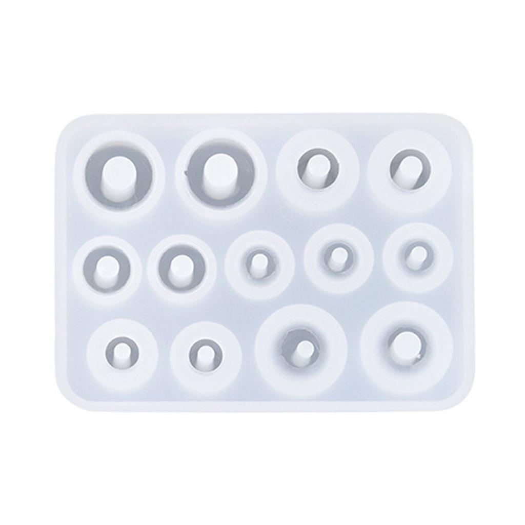 Reusable Silicone Molds Set For DIY Crafting Resin Beads Gems Pendants Multi Design Jewelry Accessories Making Supplies