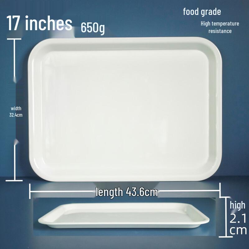 Handun Melamine Beveled Serving Tray