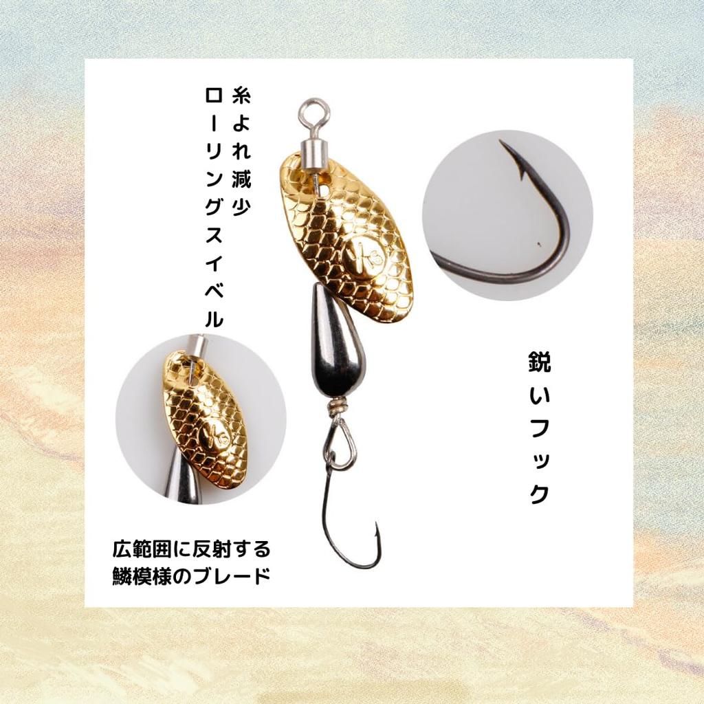 Inline Paku Paku Spinner, Designed Specifically for Stream Fish, Mountain