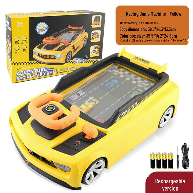 Children's Educational Cross-Country Racing Steering Wheel Toy: Simulation Driving and Concentration Game