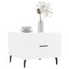 VidaXL Coffee Table High Gloss White 50x50x40 Cm Engineered Wood 829432