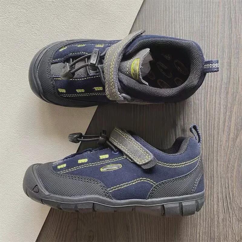 Jasper Dětské jarní outdoorové semišové turistické boty