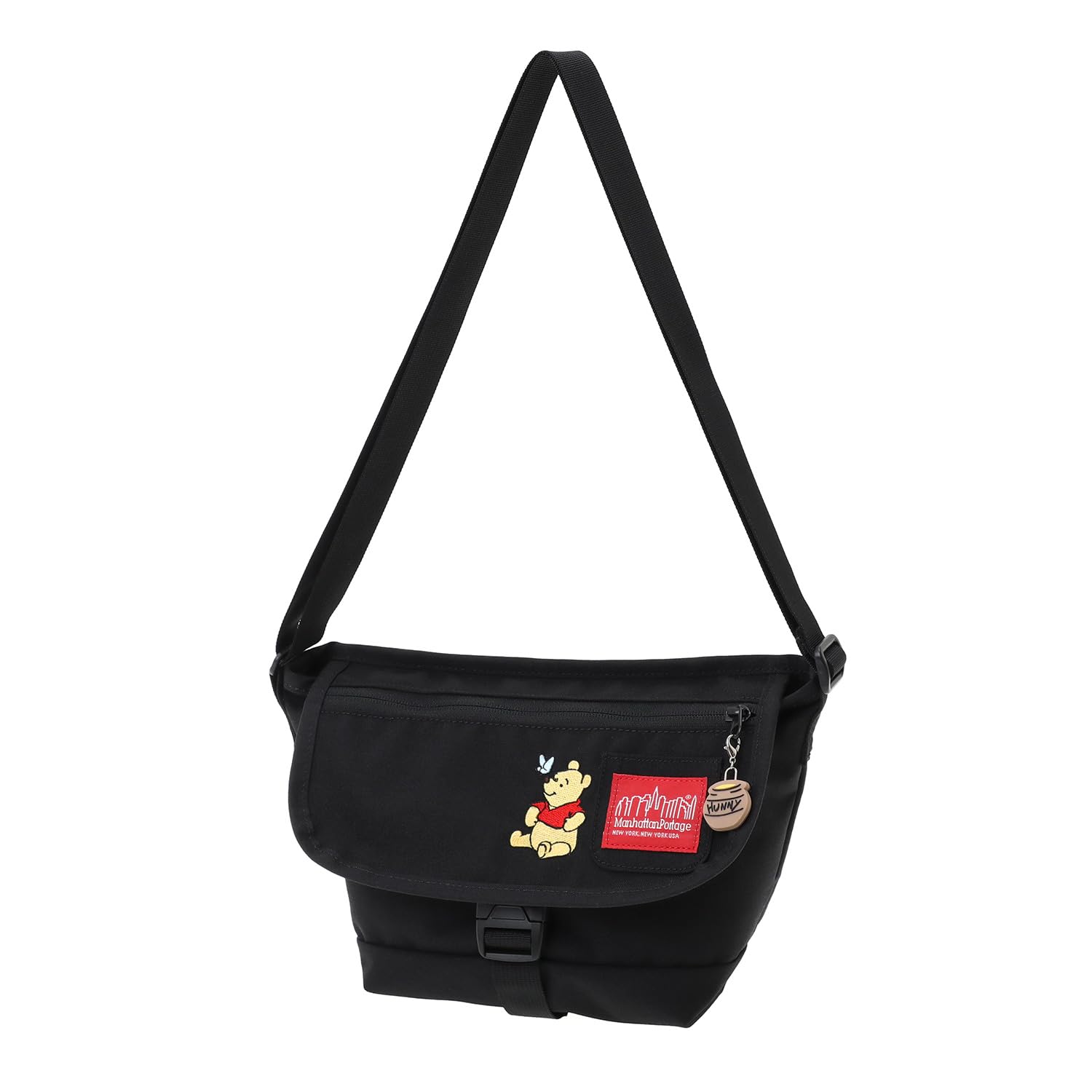 Manhattan Portage Аутентичная [Официальная] Нейлоновая Сумка-Мессенджер FZP 500D Cordura 25 POOH Черная