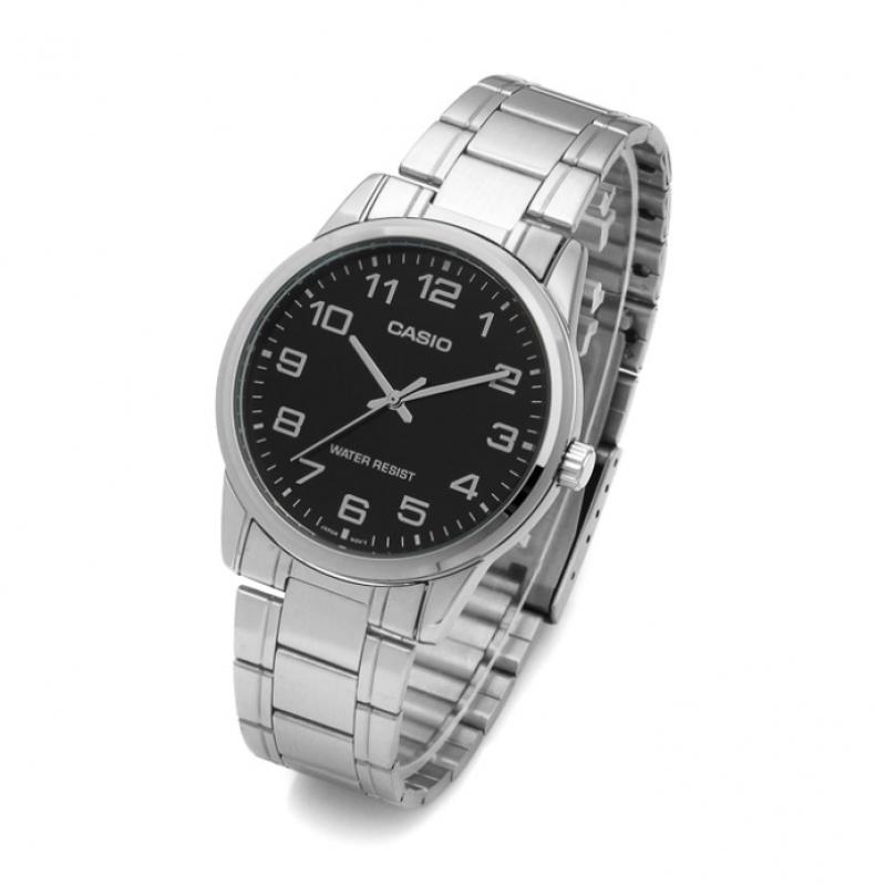 Casio Mtp V001d 1budf  Mtp V001d 1b  Analog Sat Student Male Metal Watch