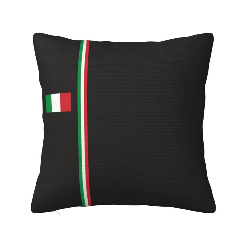 Custom Italy Flag Italian Map Nordic Throw Pillow Covers Patriotic Pride Cushions Cover For Sofa