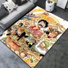 One Piece Monkey D Luffy Carpet Rug For Living Room Bedroom Home Sofa Decoration Kids Play Nonslip Floor Mat
