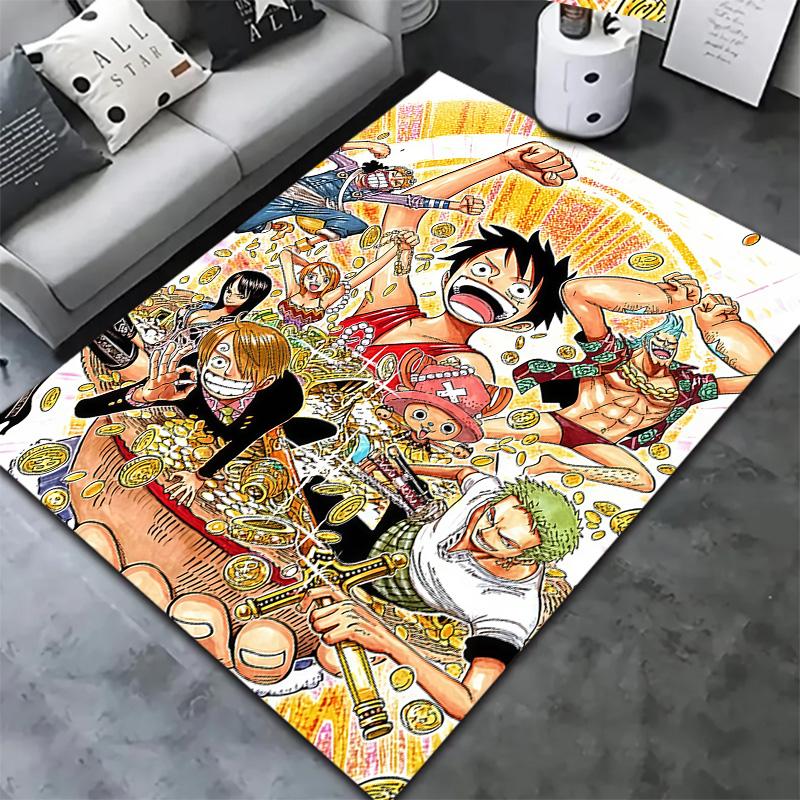 One Piece Monkey D Luffy Carpet Rug For Living Room Bedroom Home Sofa Decoration Kids Play Nonslip Floor Mat