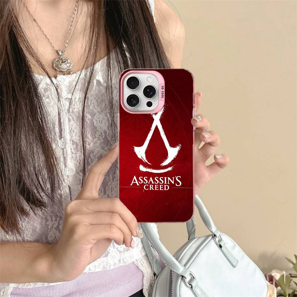 

A-Assassin S-Creed Gaming Phone Cases For IPhone 17 16 15 14 13 12 11 Plus Pro Max Pro Color Matte Cover iPhone 14