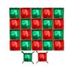 50Pcs Double Side Square Background Block DIY Wall Balloons Square Foil Balloons  Birthday Party