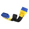 AUTOOL Car OBD2 II 30cm 16pin Enhanced Flexible Extension Male To Female Cable For Launch Easydiag/THINKDIAG/THINKDRIVER/ELM327