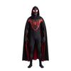 Miles cos Black and red Spider-Man symbiote Venom cloak, complete Halloween costume, tight-fitting bodysuit