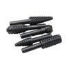 Set of 5 Black Gray Woodworking Wolf Tooth Sticks Rotating Files Electric Grinding Heads Drill Bits DIY Grinding ToolAccessories
