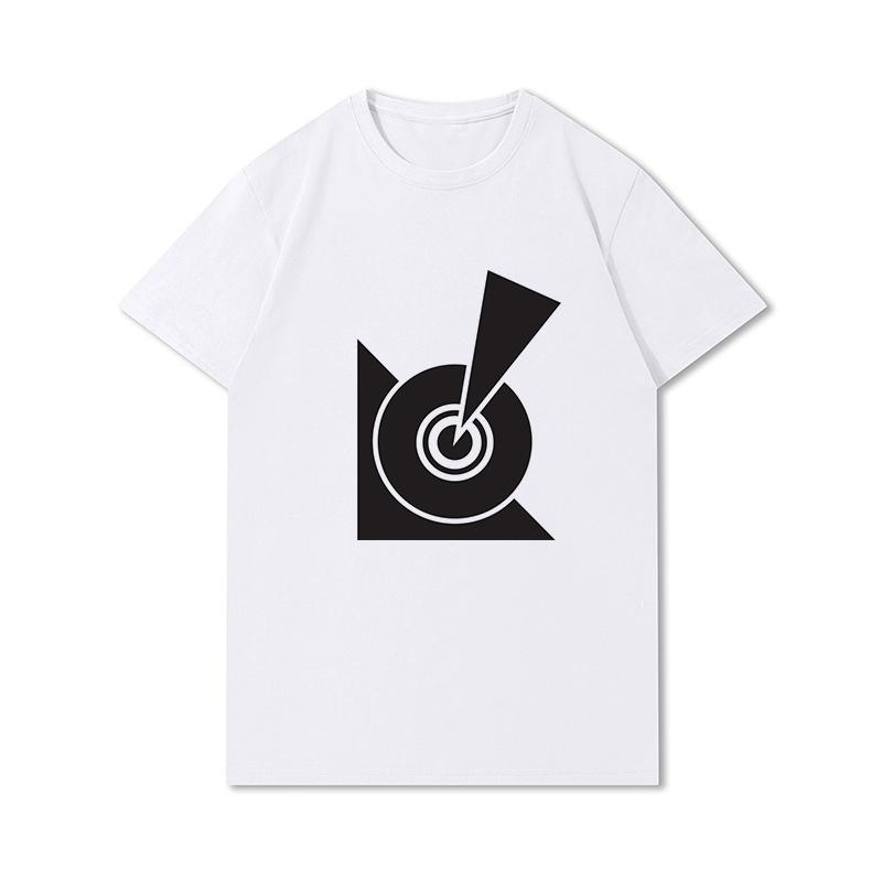 S-3XL 100 mønstre Sommerhvite T-skjorter for kvinner Trykt Uformelle korte ermer Topper O-hals T-skjorter