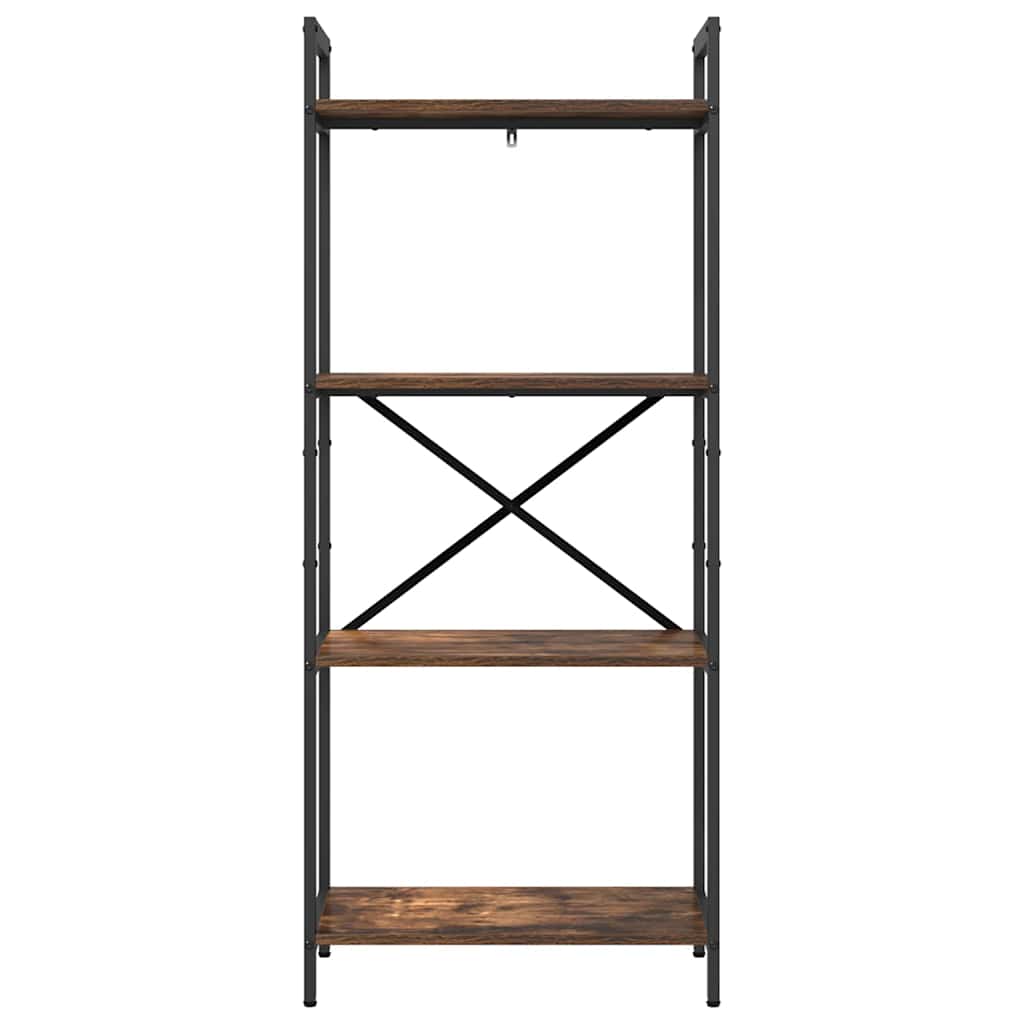 Bookshelf Smoked Oak 56 x 34 x 133.5 cm Wood Based Material