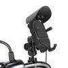 Motorcycle Handlebar Phone Holder 15W Wireless Charger QC3.0 360 ° Rotatable