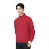 Li Ning Plain Stand Collar Open Front Casual Hoodie Men hoodies Bull-Red AWDT989-3