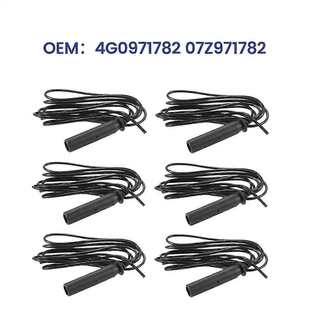 6PCS 4G0971782 Engine Glow Plug Wiring Connector for GOLF A1 A4 Seat 07Z971782 4G0-971-782