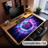 Soccer Theme Custom Mouse Pad Personalized With Name Text Customized Desk Mat For Office Home Decor