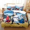 Gintama Bedding Set Single Twin Full Queen King Size Bed Set Aldult Kid Bedroom Duvetcover Sets 3D Print Anime Bed Sheet Set