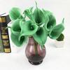 10Pcs Artificial Flowers Real Touch Calla Lily Lifelike Fake Calla Lily  Wedding Bouquet