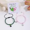Ensemble de Bracelets d'Amitié Maléfiques Couronne Chapeau de Sorcière Amour Fermoir Magnétique pour Couples Fans Cadeaux de Fête de Noël Saint-Valentin
