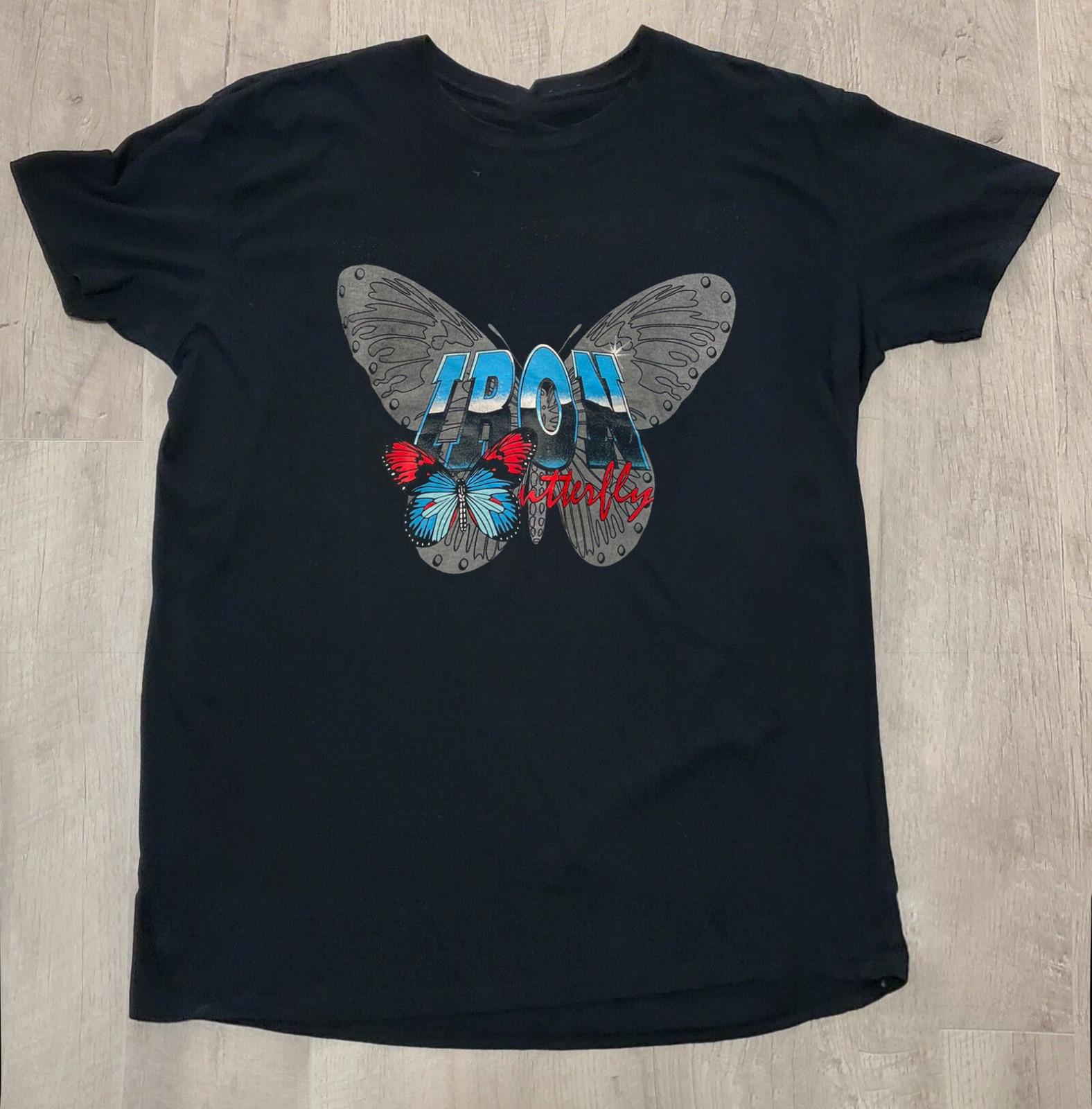 

Iron Butterfly Rock & Roll Band T-shirt Unisex 100% Cotton Shirt UB120 XL
