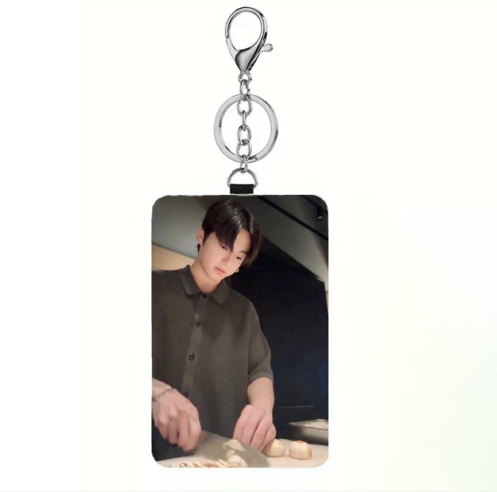 [USED] BTS Jungkook Leather Pass Case 7.5 x 11.5cm