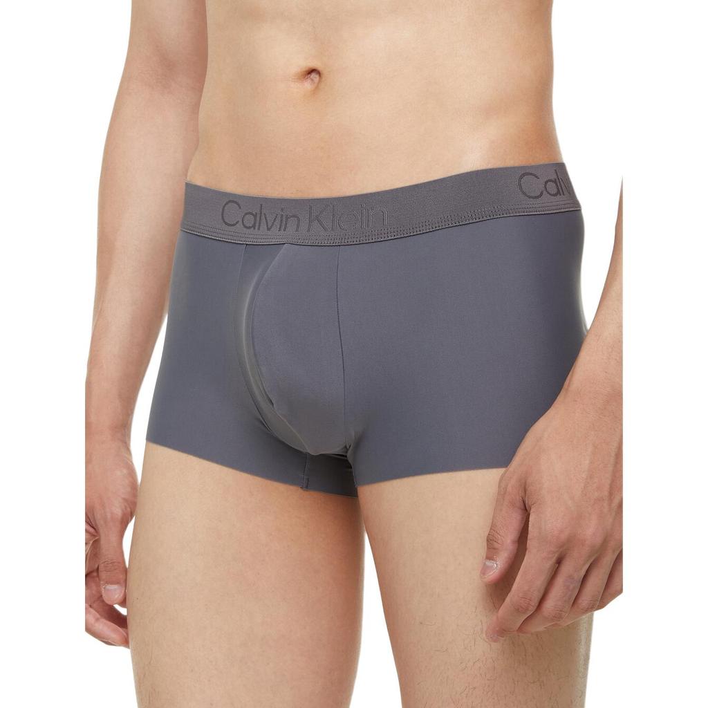 Calvin Klein Low Rise Letter Minimalist Cool Feeling Antibacterial Boxer Briefs Men Underwear Charcoal NB3634-5GS