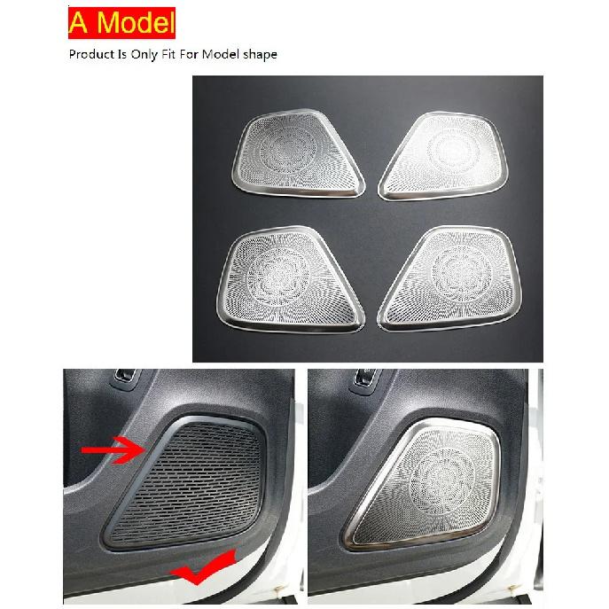 Türverkleidungs-Lautsprecherpolster Stereo-Audio-Lautsprecherabdeckung für Mercedes Benz GLA H247 CLA C118 W118 A B-Klasse W177 V177 GLB X247